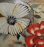 Butterfly and Flower Artwork
